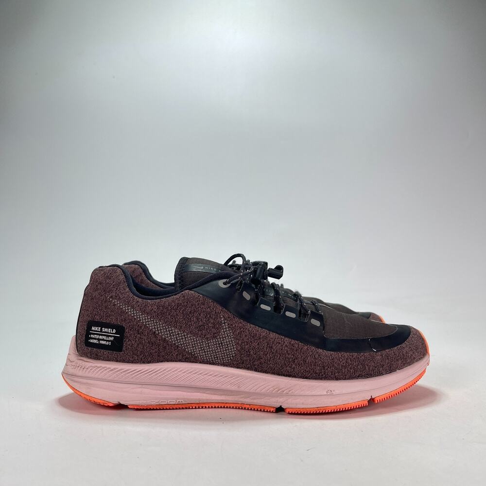 Nike Air Zoom Winflo 5 Run Shield Smokey Mauve Athletic AO1573-200 Womens Size 8